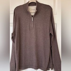 Tommy Bahama 1/4‎ Zip Cashmere Blend Sweater Large